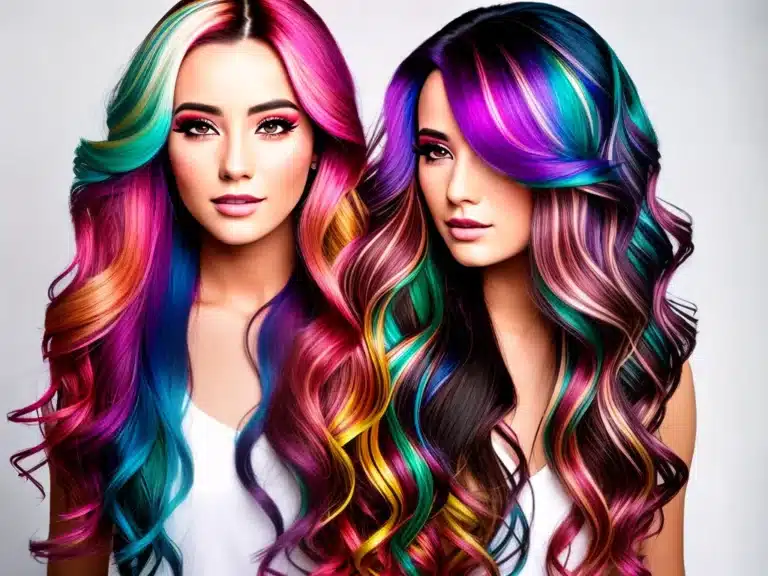 Cores Únicas: Luzes e Mechas Combinadas