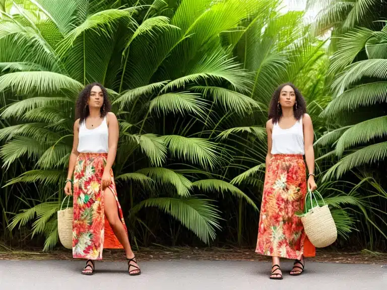Flores Tropicais: Dicas de Estilo para Saias