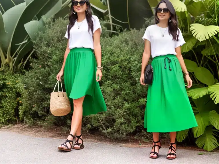 Fotos dicas estilo saias estampas folhagens scaled