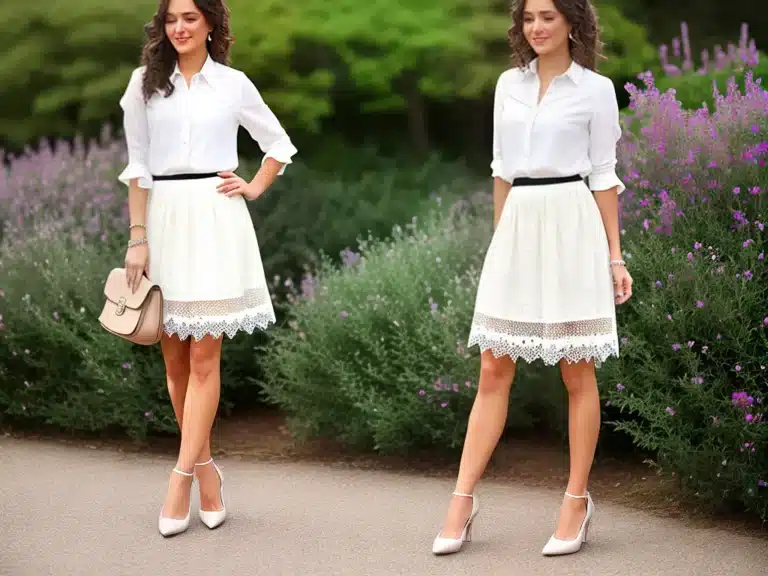 Renda-se à Elegância: Saia de Gros Point