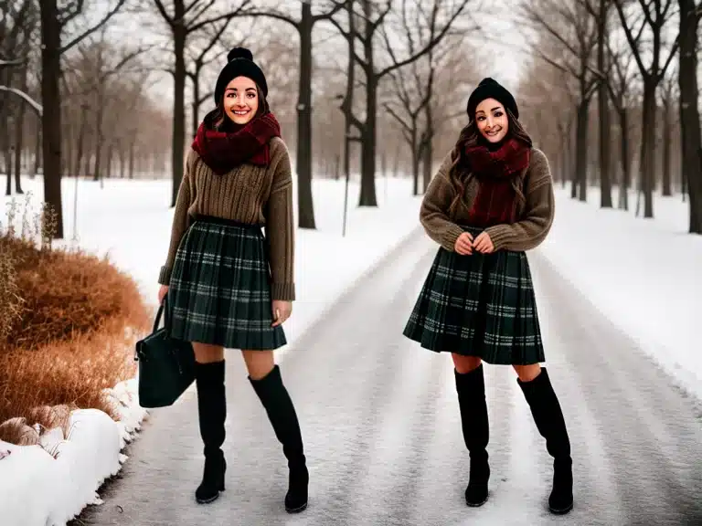 Inverno Estiloso: Saias e Botas em Harmonia