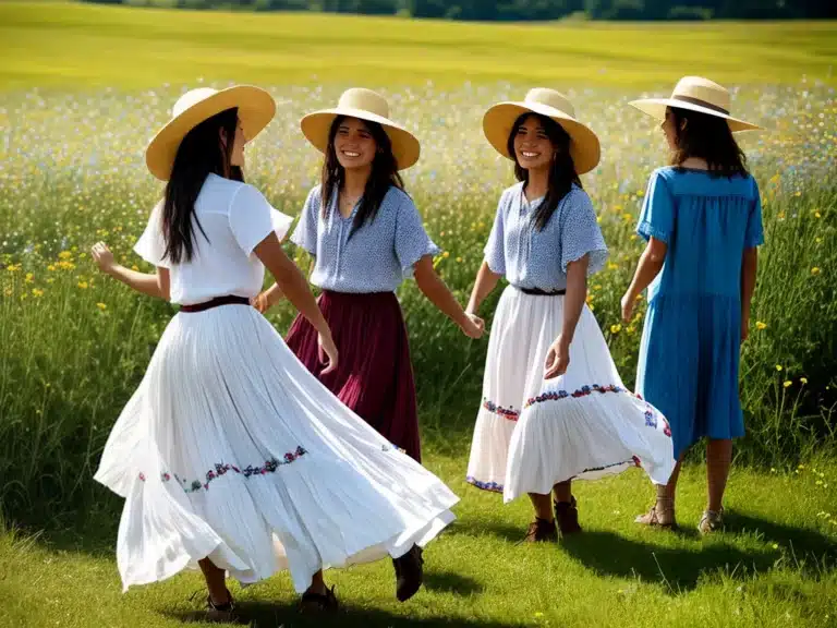 Folklore: a moda das saias longas