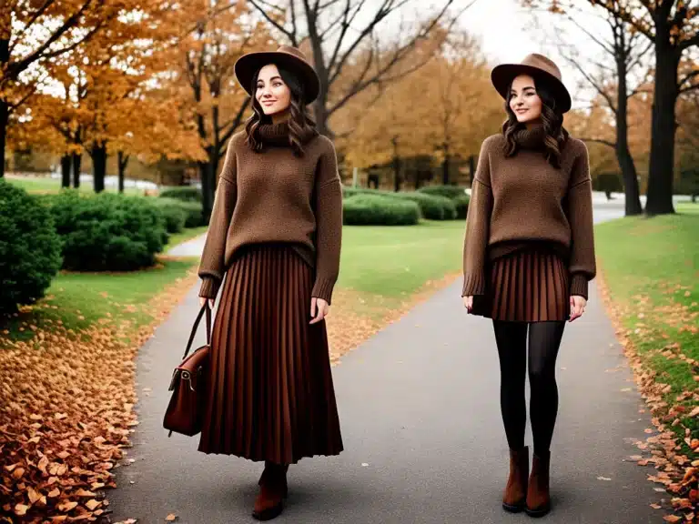 Outono Fashion: Saia e Tricô Juntos!