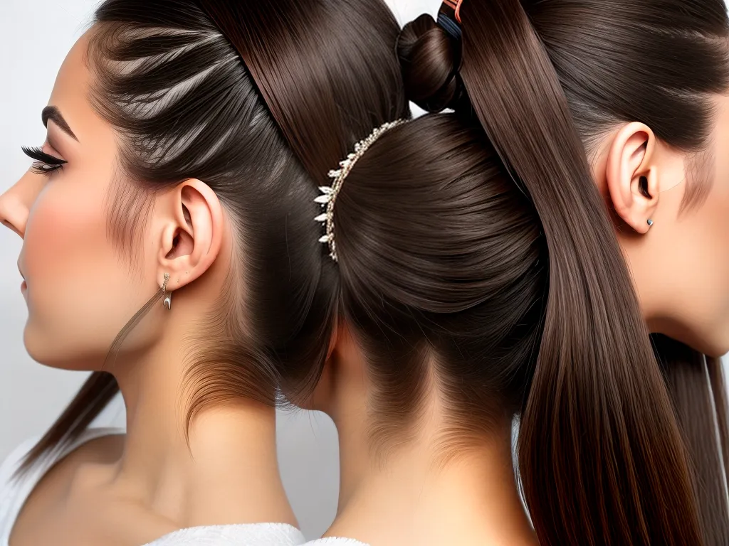 Imagens penteado rabo de cavalo mechas laterais