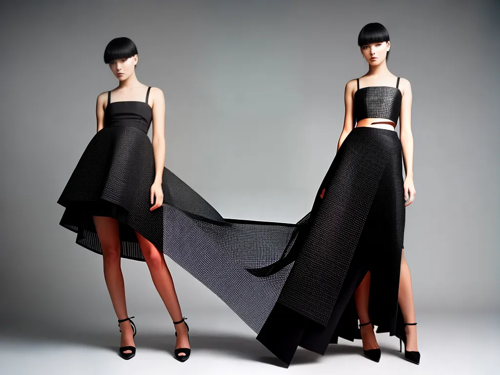 Natureza influencia saias moda avant garde