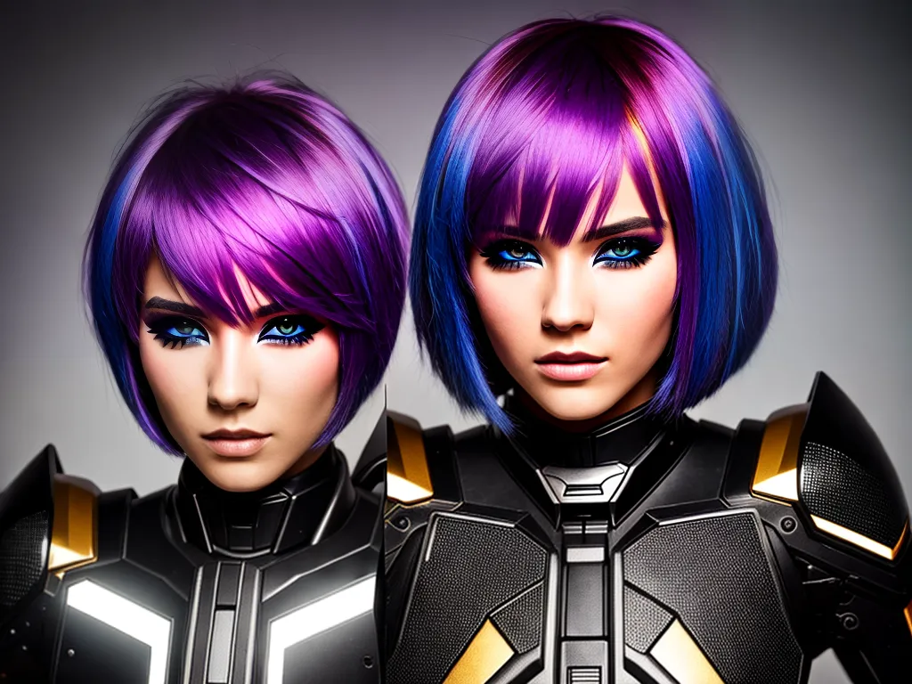 Natureza mechas cabelos curtos