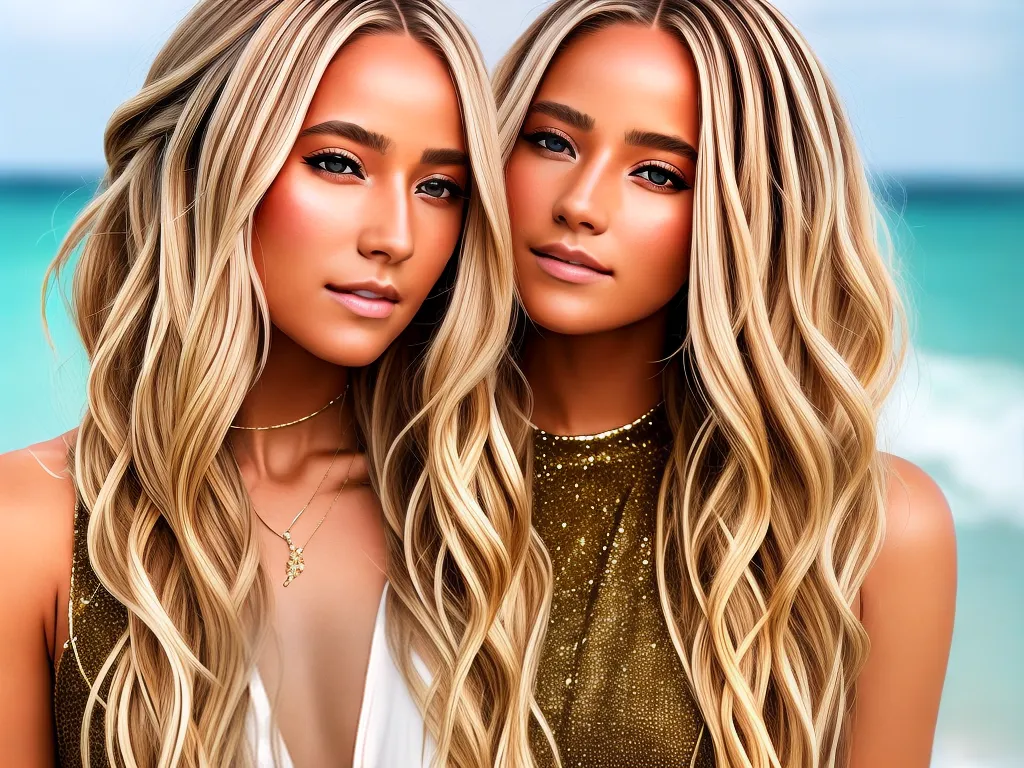 Natureza mechas cabelos loiros