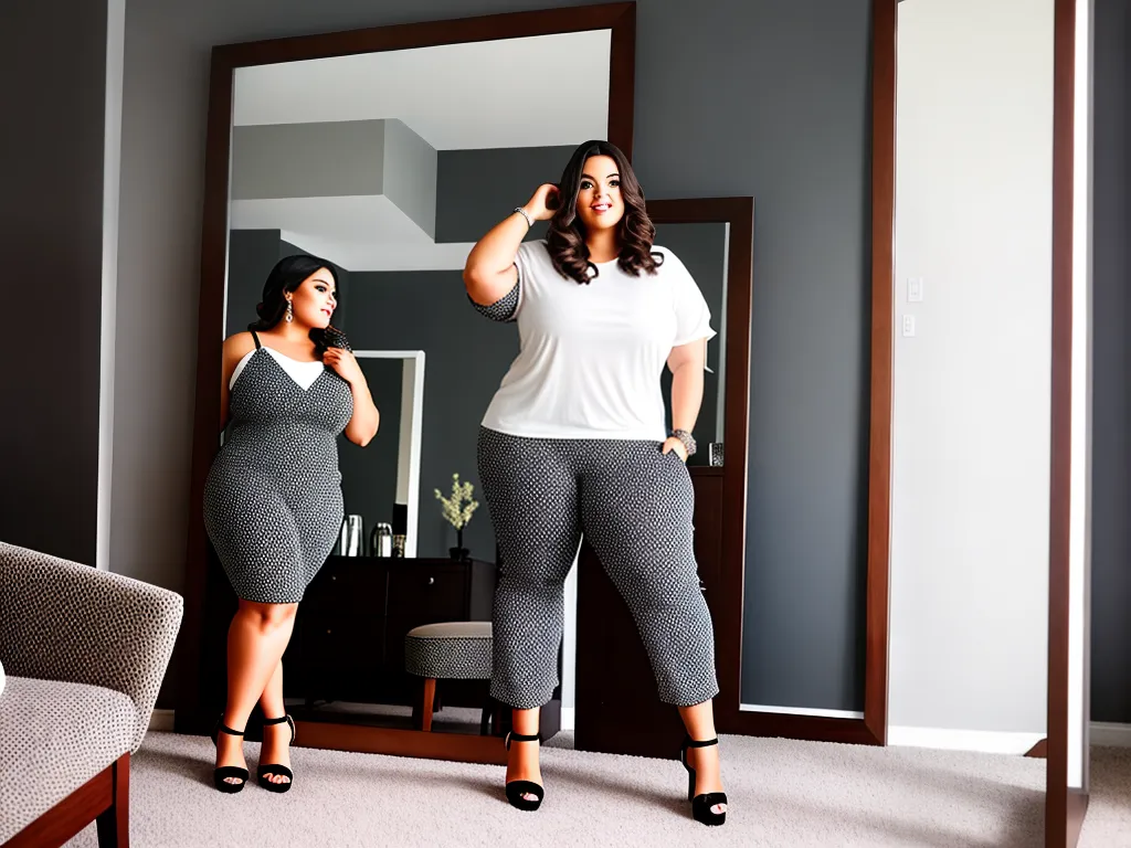 Planta roupas plus size estilo empoderamento